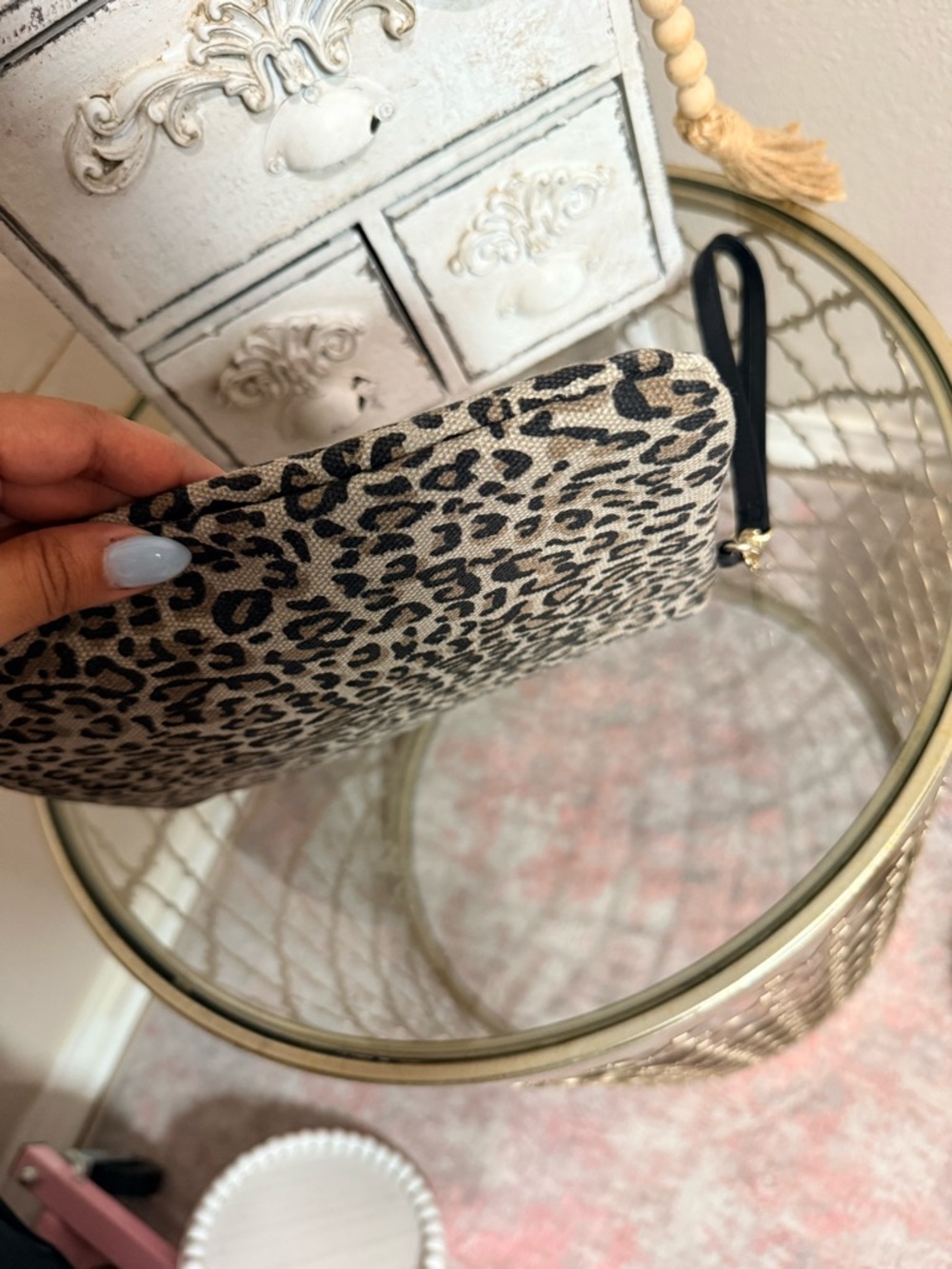 Vic & Lou Leopard Print Wristlet - Picture 5 of 6